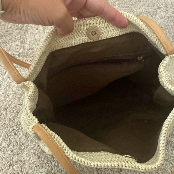 Straw Bucket Shoulder Summer Bag - Picture 10 of 10